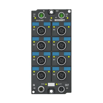 EtherCAT Box, 8-channel digital input, NAMUR, M12, Ex i