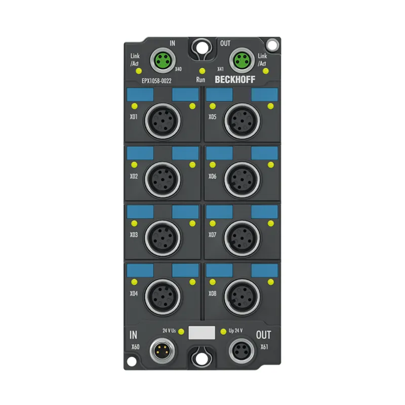 EtherCAT Box, 8-channel digital input, NAMUR, M12, Ex i