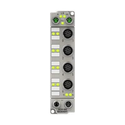 EtherCAT Box, 1-channel motion interface, DC motor, 48 V DC, 4.5 A, M12, with incremental encoder, zinc die-cast
