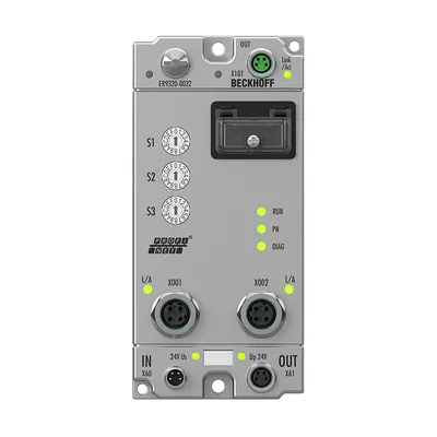 EtherCAT Box, PROFINET RT, zinc die-cast