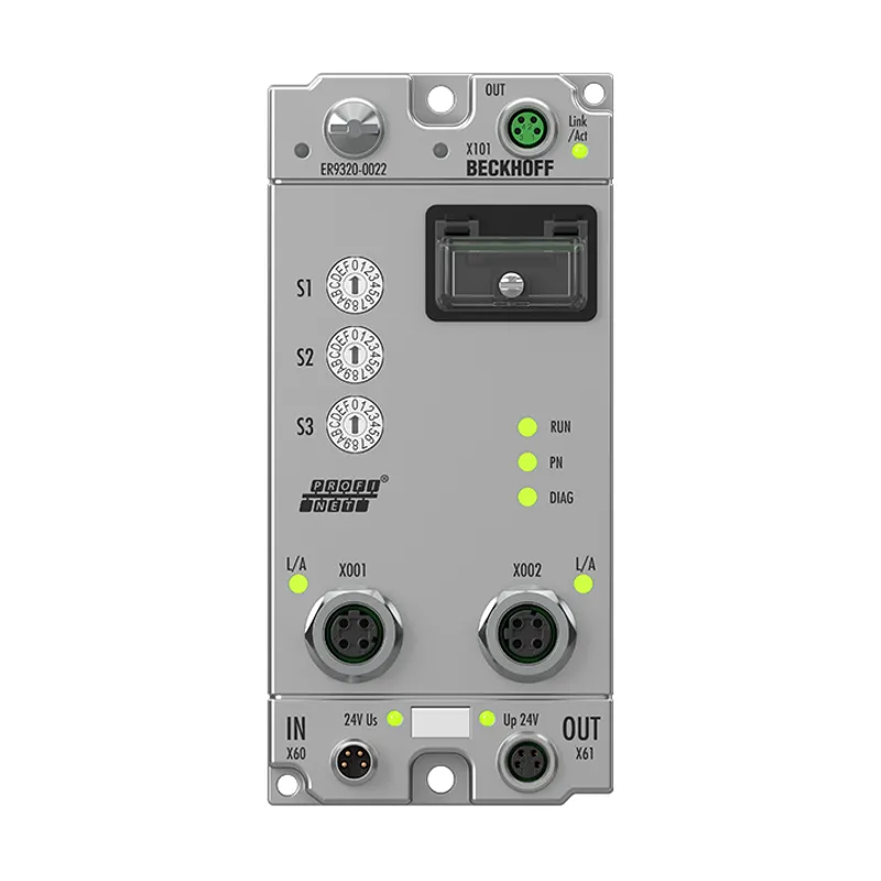 EtherCAT Box, PROFINET RT, zinc die-cast