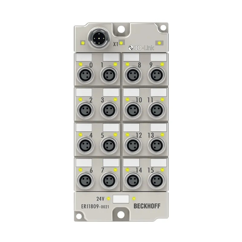 IO-Link box, 16-channel digital input, 24 V DC, adjustable, M8, zinc die-cast