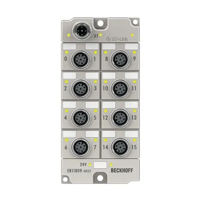 IO-Link box, 16-channel digital input, 24 V DC, adjustable, M12, zinc die-cast
