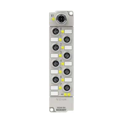 IO-Link box, 8-channel digital output, 24 V DC, 0.5 A, M8, zinc die-cast
