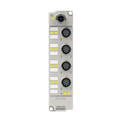 IO-Link box, 8-channel digital output, 24 V DC, 0.5 A, M12, zinc die-cast