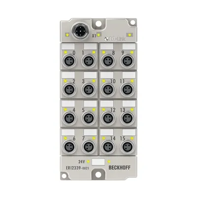 IO-Link box, 16-channel digital combi, 24 V DC, adjustable, 0.5 A, M8, zinc die-cast