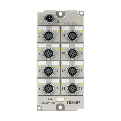IO-Link box, 16-channel digital combi, 24 V DC, adjustable, 0.5 A, M12, zinc die-cast