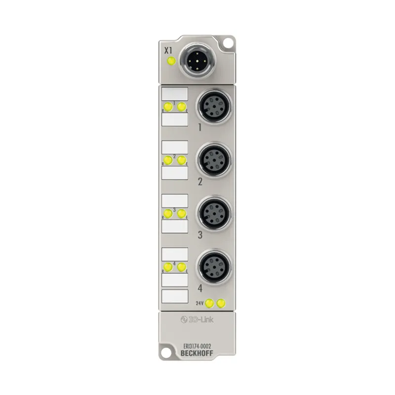 IO-Link box, 4-channel analog input, multi-function, ±10 V, 0/4…20 mA, 16 bit, differential, M12, zinc die-cast