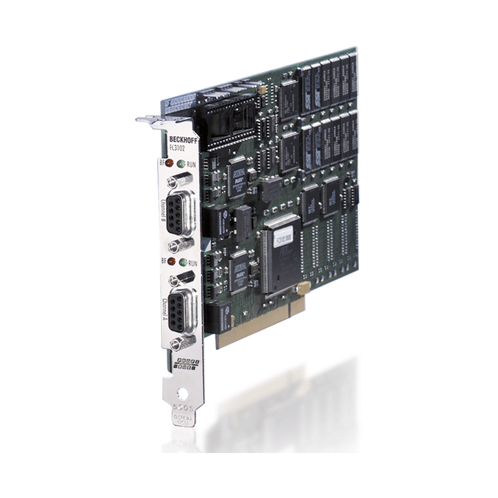 PROFIBUS master/slave card, 2 channels, PCI™