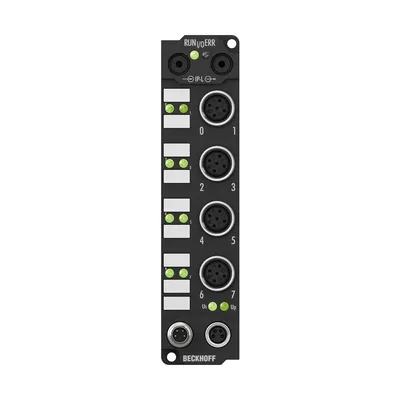 Extension Box, 8-channel digital output, 24 V DC, 0.5 A, M12