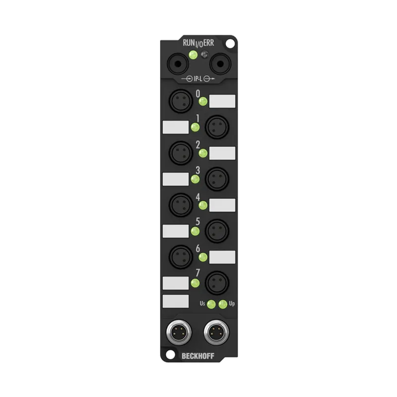 IE2040 Extension Box, 8-channel digital output, 24 V DC, 2 A (∑ 12 A), Ø8