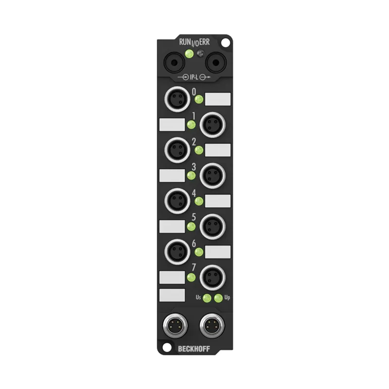 Extension Box, 8-channel digital output, 24 V DC, 2 A (∑ 12 A), M8