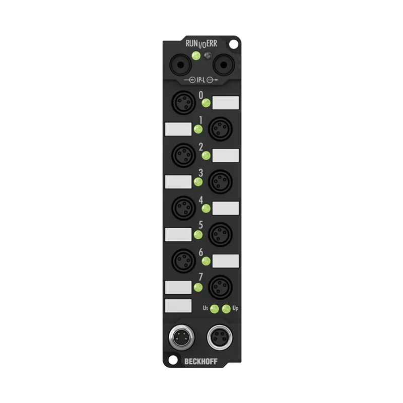 IE2400 Extension Box, 8-channel digital input + 8-channel digital output, 24 V DC, 3 ms, 0.5 A, Ø8