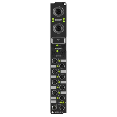 Coupler Box, 4-channel digital input + 4-channel digital output, EtherCAT, 24 V DC, 3 ms, 0.5 A, M8