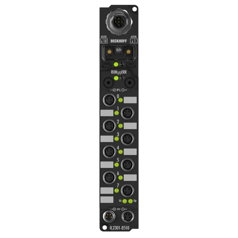 Coupler Box, 4-channel digital input + 4-channel digital output, CANopen, 24 V DC, 3 ms, 0.5 A, M8
