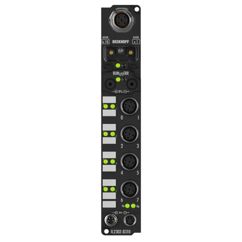 Coupler Box, 4-channel digital input + 4-channel digital output, PROFIBUS, 24 V DC, 3 ms, 0.5 A, M12