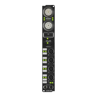 IL2302-B400 Coupler Box, 4-channel digital input + 4-channel digital output, Interbus, 24 V DC, 3 ms, 0.5 A, M12