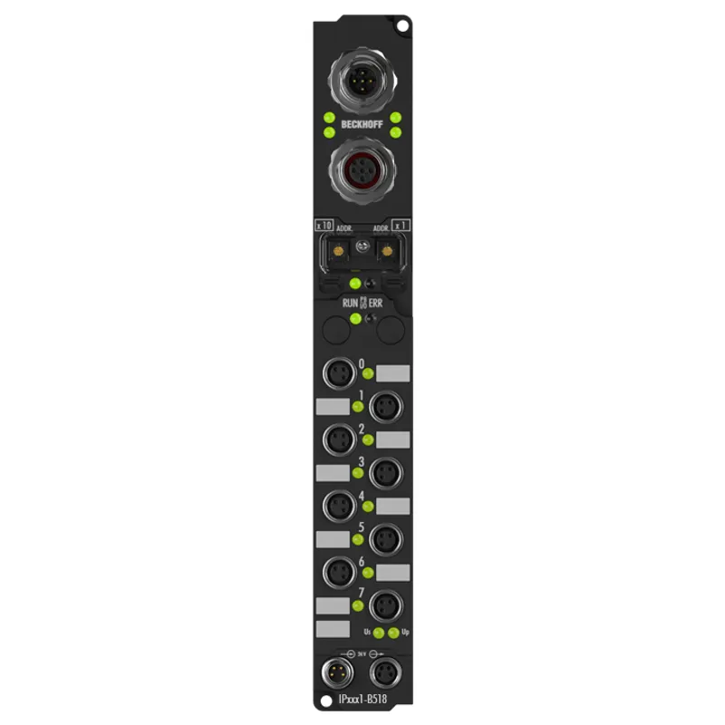 Fieldbus Box, 8-channel digital input, CANopen, 24 V DC, 0.2 ms, M8, integrated T-connector