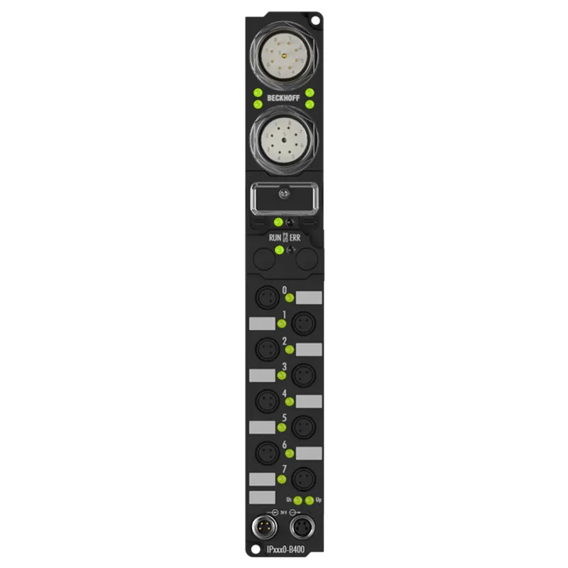 IP2000-B400 Fieldbus Box, 8-channel digital output, Interbus, 24 V DC, 0.5 A, Ø8