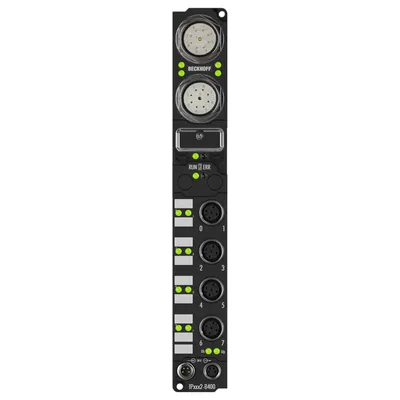 IP2002-B400 Fieldbus Box, 8-channel digital output, Interbus, 24 V DC, 0.5 A, M12