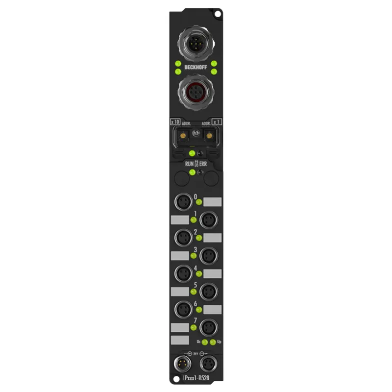 Fieldbus Box, 8-channel digital output, DeviceNet®, 24 V DC, 2 A (∑ 12 A), M8, integrated T-connector