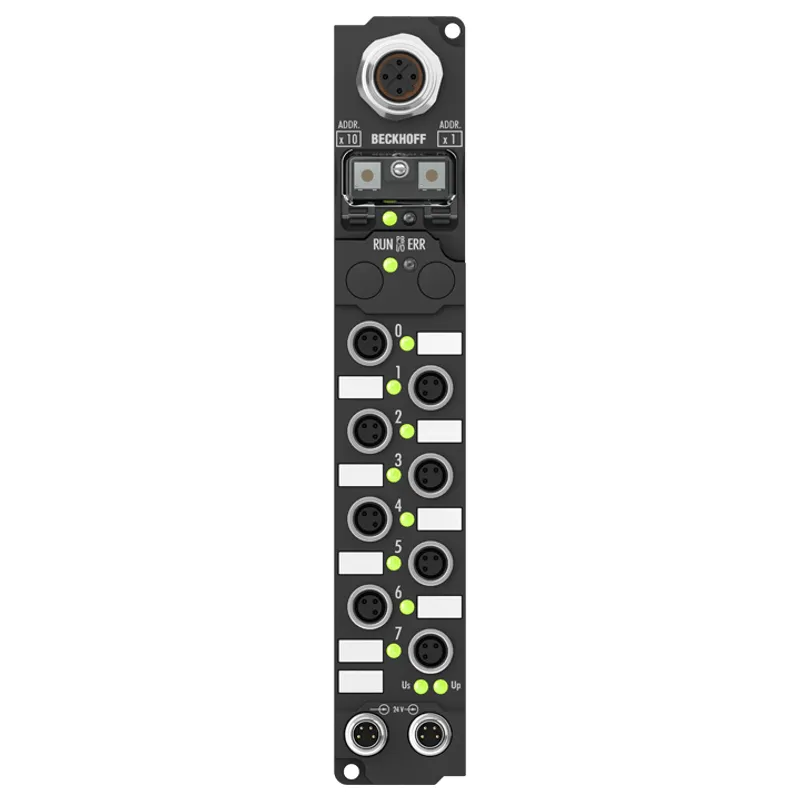 Fieldbus Box, 8-channel digital output, 24 V DC, 2 A (∑ 12 A), M8