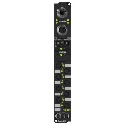 IP2300-B310 Fieldbus Box, 4-channel digital input + 4-channel digital output, PROFIBUS, 24 V DC, 3 ms, 0.5 A, Ø8