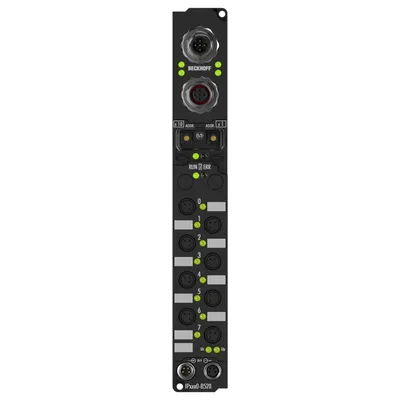 IP2300-B528 Fieldbus Box, 4-channel digital input + 4-channel digital output, DeviceNet®, 24 V DC, 3 ms, 0.5 A, Ø8, integrated T-connector