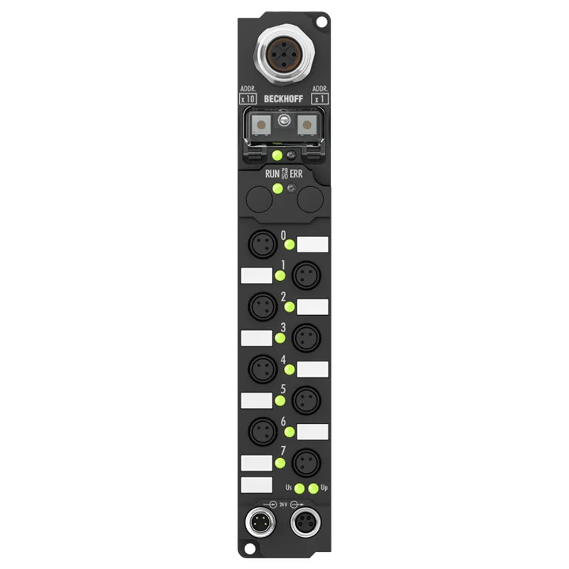 IP2320-B310 Fieldbus Box, 4-channel digital input + 4-channel digital output, 24 V DC, 3 ms, 2 A, Ø8 – PROFIBUS