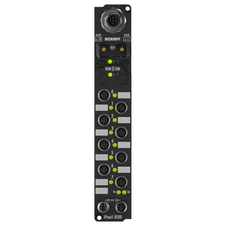 Fieldbus Box, 4-channel digital input + 4-channel digital output, DeviceNet®, 24 V DC, 3 ms, 2 A, M8