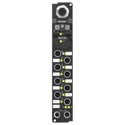 Fieldbus Box, 8-channel digital input + 8-channel digital output, 24 V DC, 3 ms, 0.5 A, M8