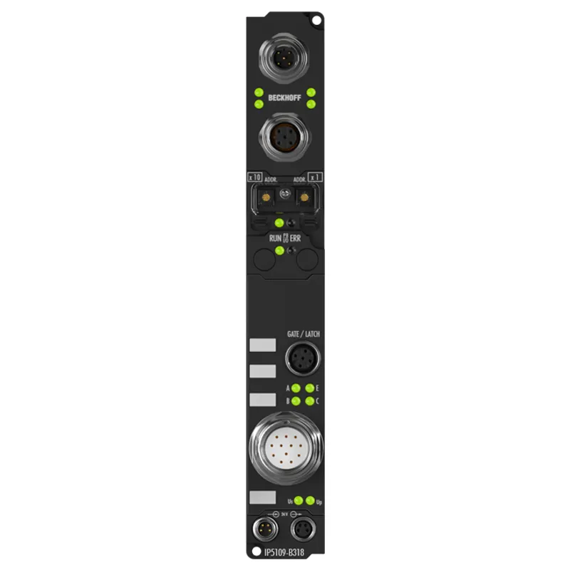 Fieldbus Box, 1-channel encoder interface, PROFIBUS, incremental, 5 V DC (DIFF RS422, TTL), 1 MHz, M23, integrated T-connector
