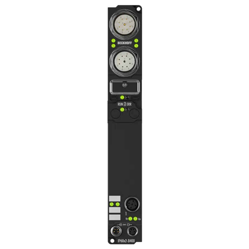 IP6022-B400 Fieldbus Box, 2-channel communication interface, Interbus, serial, RS422/RS485, M12
