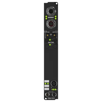 Fieldbus Box, 2-channel communication interface, CANopen, serial, RS422/RS485, M12, integrated T-connector