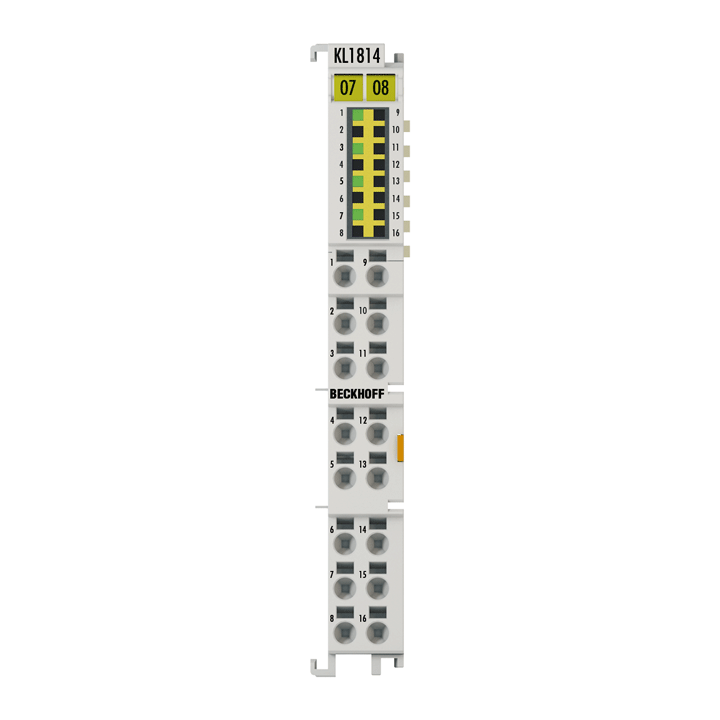 Bus Terminal, 4-channel digital input, 24 V DC, 0.2 ms