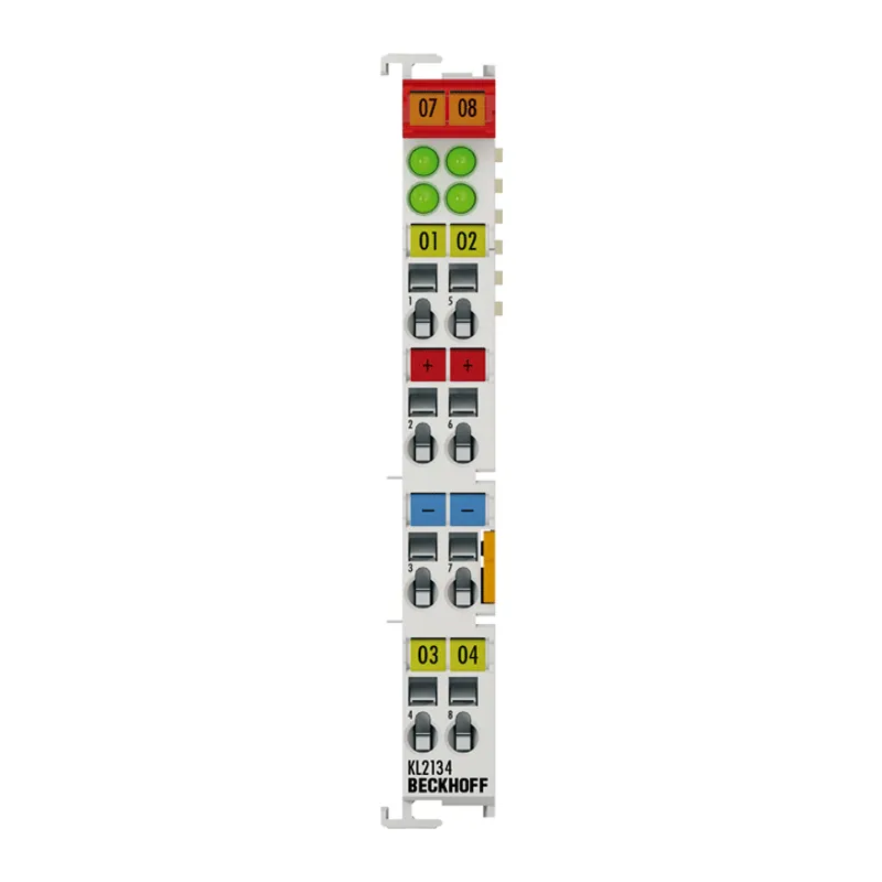 Bus Terminal, 4-channel digital output, 24 V DC, 0.5 A, reverse voltage protection