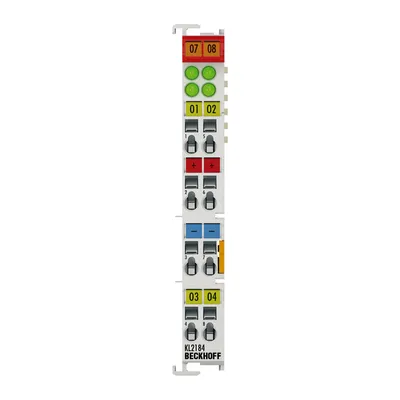 Bus Terminal, 4-channel digital output, 24 V DC, 0.5 A, ground switching