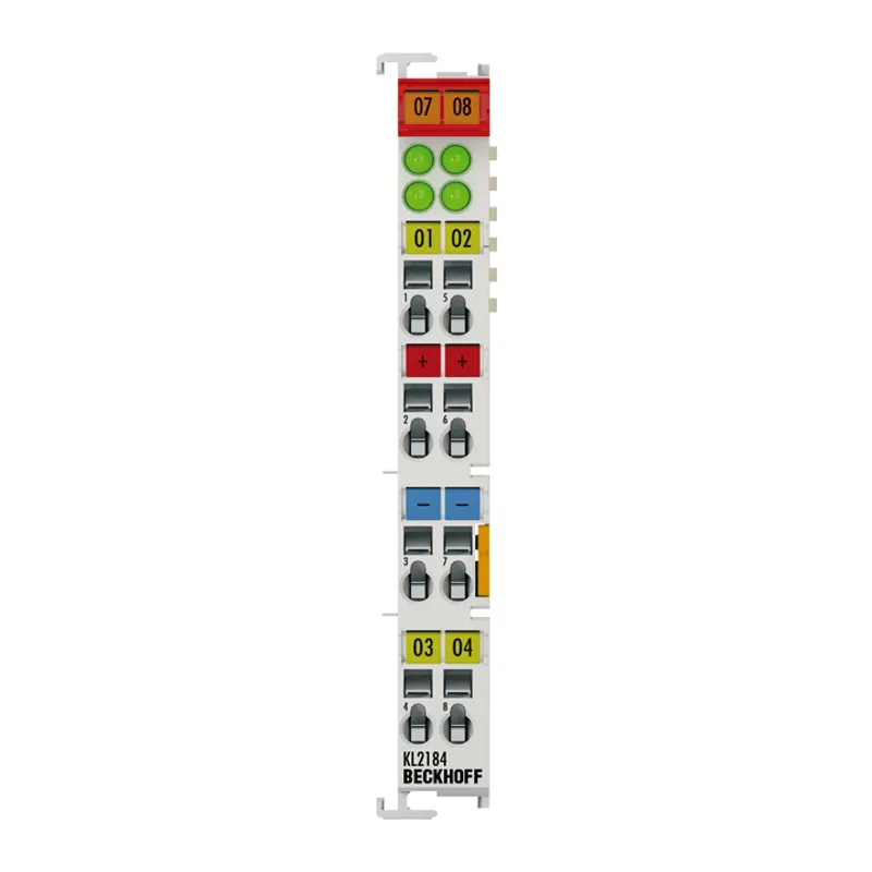 Bus Terminal, 4-channel digital output, 24 V DC, 0.5 A, ground switching