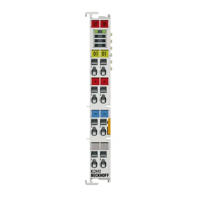 Bus Terminal, 2-channel digital output, 24 V DC, 2 x 4 A/1 x 8 A