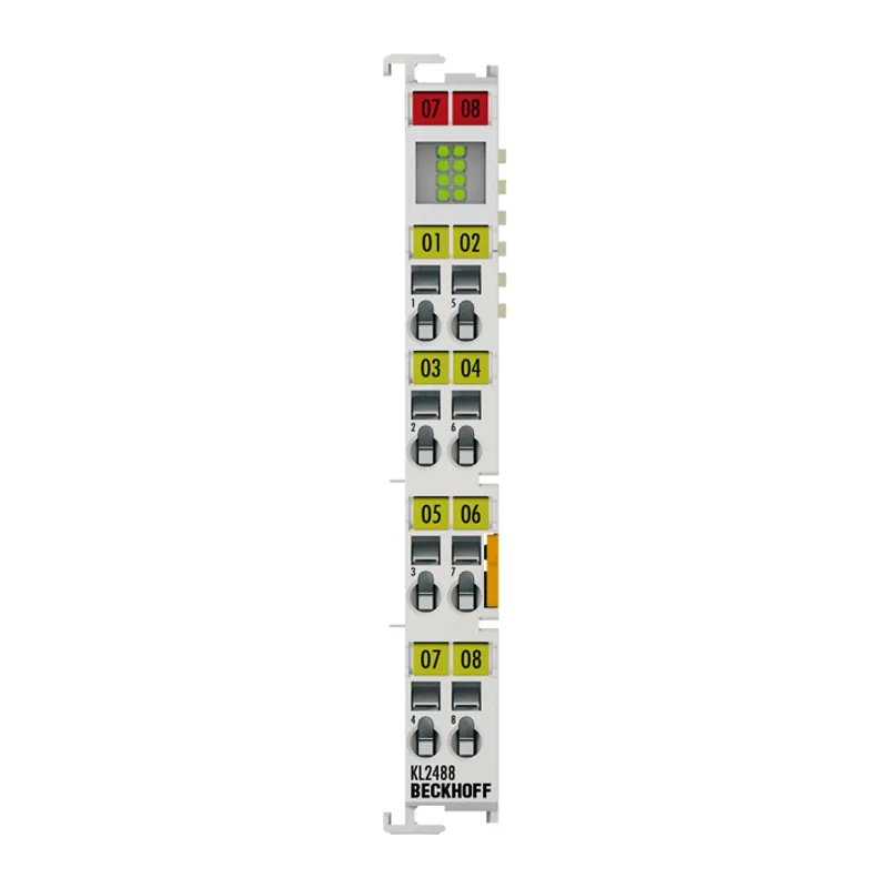 Bus Terminal, 8-channel digital output, 24 V DC, 0.5 A, ground switching