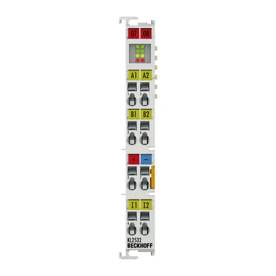 Bus Terminal, 2-channel motion interface, DC motor, 24 V DC, 1 A