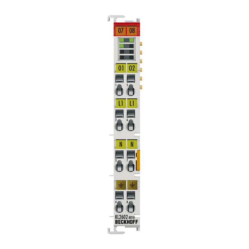 Bus Terminal, 2-channel relay output, 230 V AC, 30 V DC, 5 A, contact-protecting switching