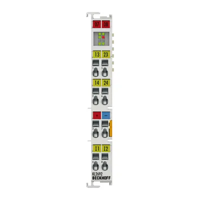 Bus Terminal, 2-channel relay output, cycle monitoring, 30 V DC, 3 A