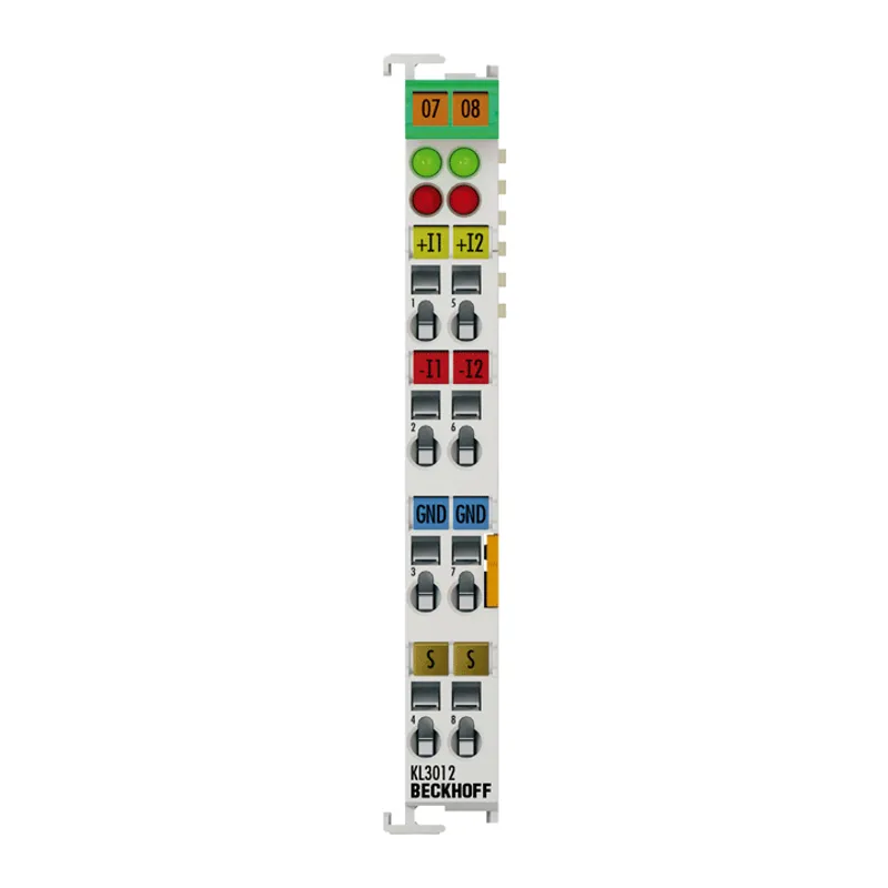 Bus Terminal, 2-channel analog input, current, 0…20 mA, 12 bit, differential