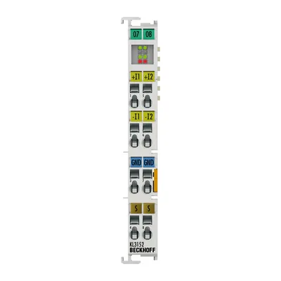 Bus Terminal, 2-channel analog input, current, 4…20 mA, 16 bit, differential, high-precision