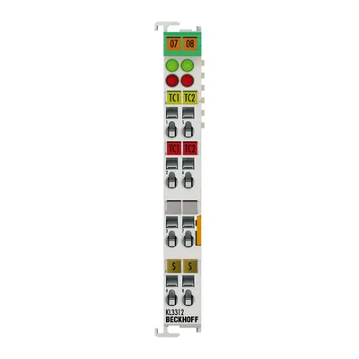 Bus Terminal, 2-channel analog input, temperature, thermocouple, 16 bit