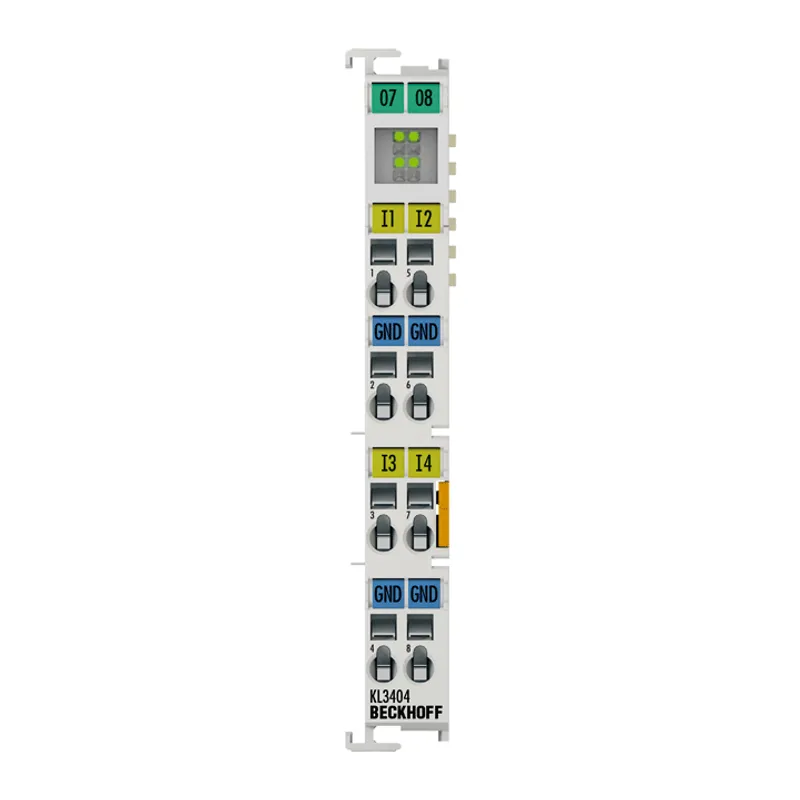 Bus Terminal, 4-channel analog input, voltage, ±10 V, 12 bit, single-ended
