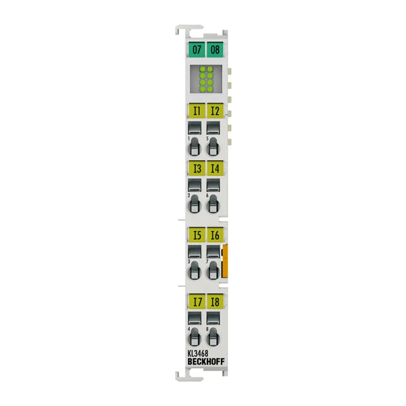 Bus Terminal, 8-channel analog input, voltage, 0…10 V, 12 bit, single-ended