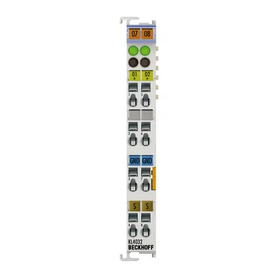 Bus Terminal, 2-channel analog output, voltage, ±10 V, 12 bit, differential