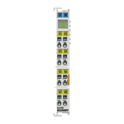 Bus Terminal, 8-channel analog output, voltage, 0…10 V, 12 bit, single-ended